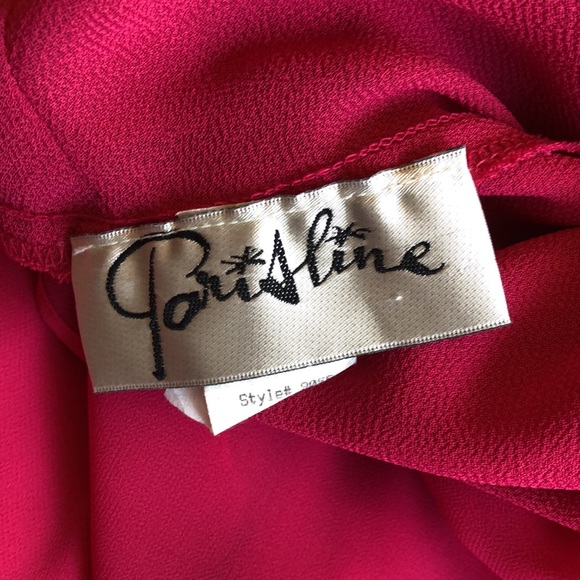 PROM GOWN /COCKTAIL DRESS +SHAWL+AUMONIERE - Picture 7 of 8